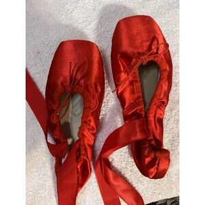 DayDance Nexete Red Satin Ballet Size 36